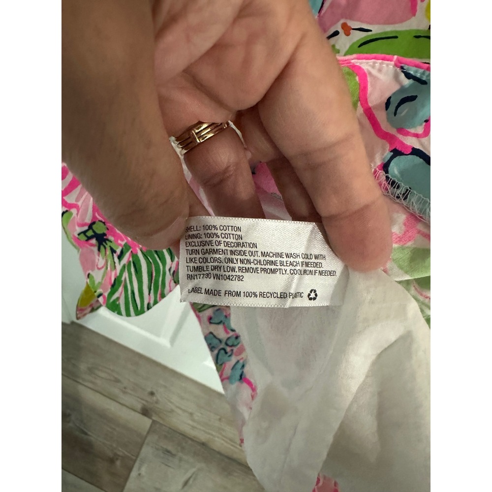 Lilly Pulitzer for Target 20th Anniversary Floral Print Sleeveless‎ Dress Size 2 - Picture 8 of 12